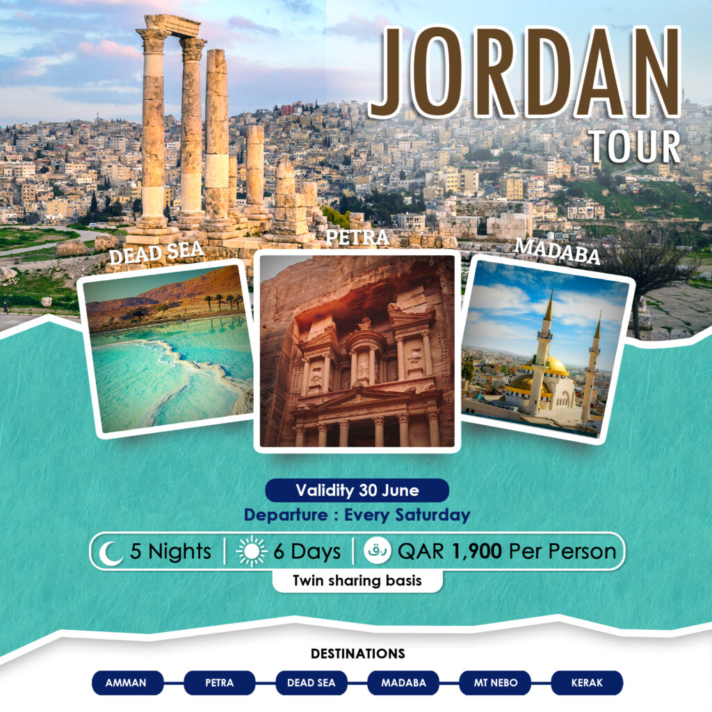 Visit iconic sites like Petra, Madaba, and the Dead Sea with our all-inclusive Jordan tours. Adventure awaits!
